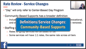 Changes to Definitions: Community-Based Program